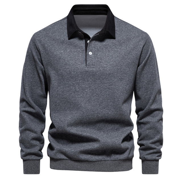 Trendy Men's Polo Pullover - James-Gray-S-Nora Luxe