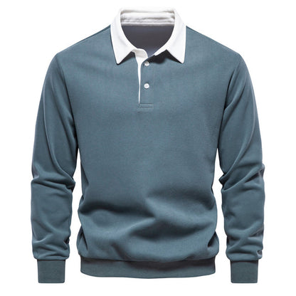 Trendy Men's Polo Pullover - James-Green-S-Nora Luxe