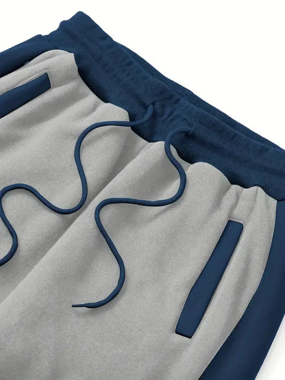 Trendy Men's Tracksuit - ProMotion-Blue and White-S-Nora Luxe