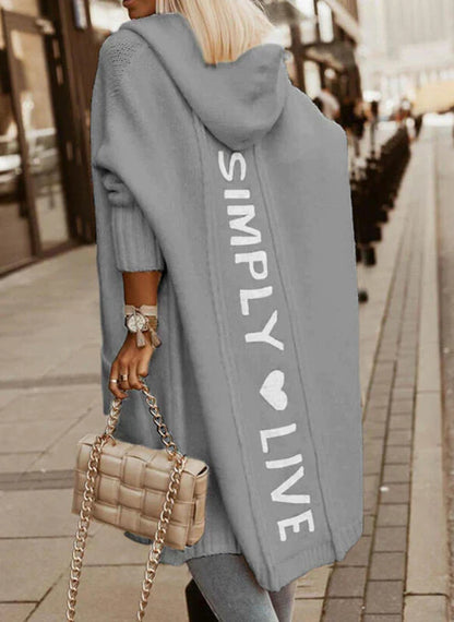 Trendy Oversized Women's Cardigan - Amelie-Gray-S-Nora Luxe