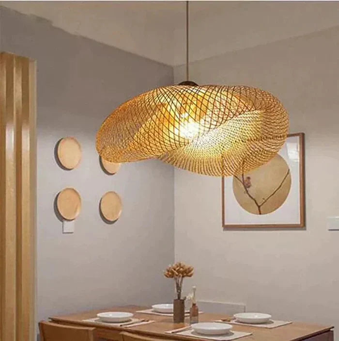 Stylish Woven Hanging Light - Pexav
