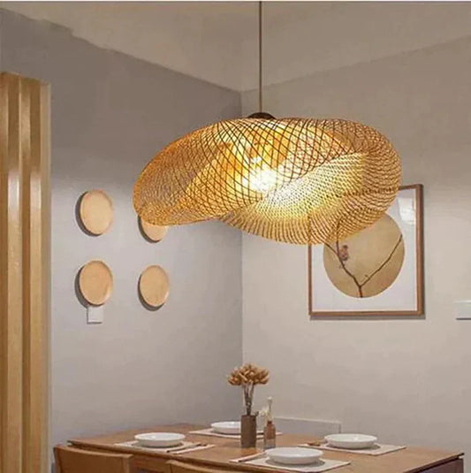 Stylish Woven Hanging Light - Pexav