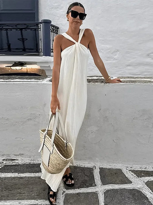 Comfortable Strapless Sundress for Women - Pexav