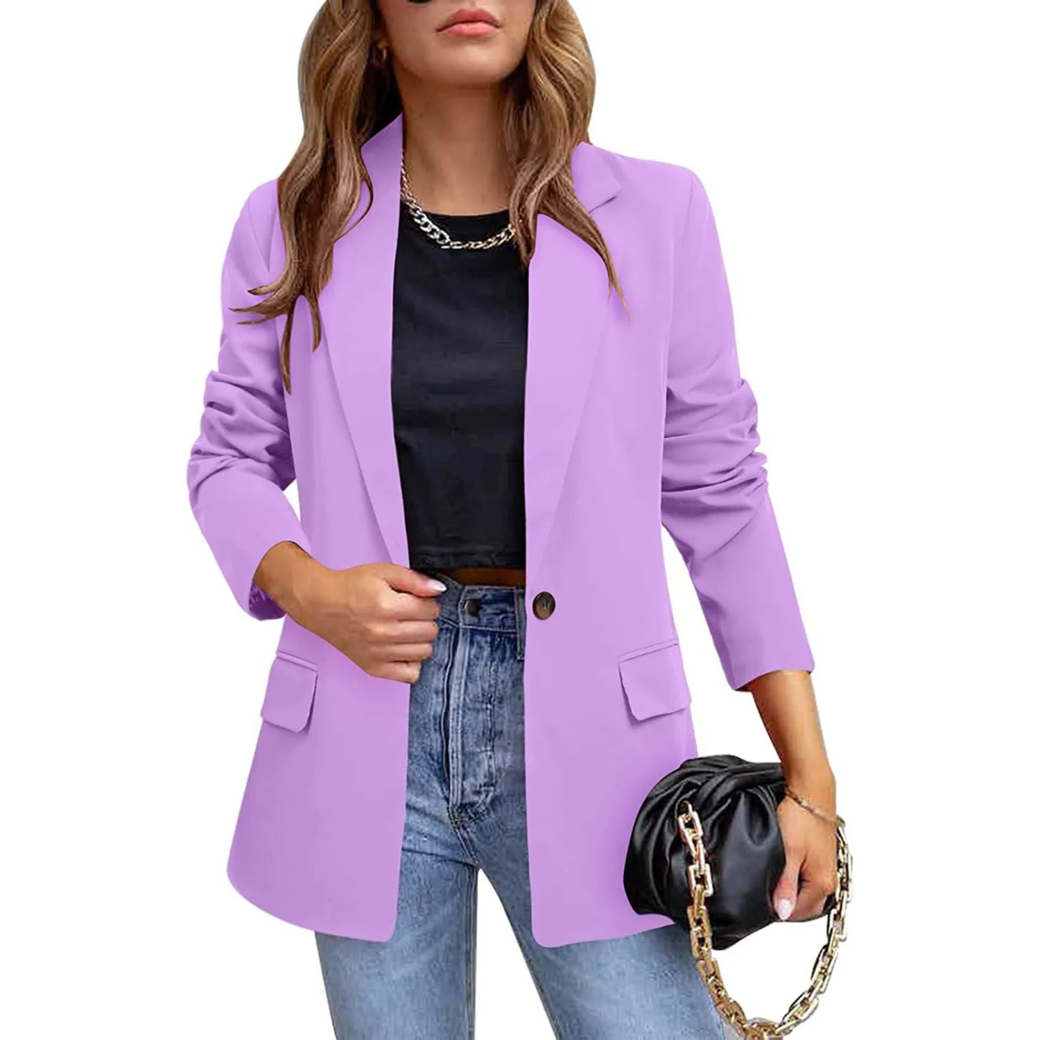Stylish Fit Women's Blazer - Hana - Pexav