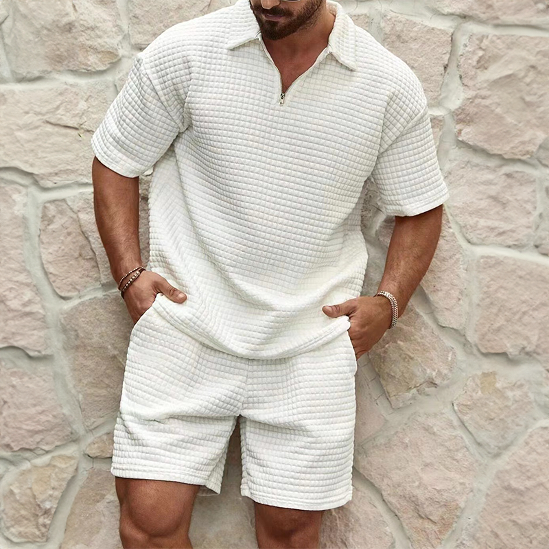 Cool Men's Summer Waffle Set - Pexav