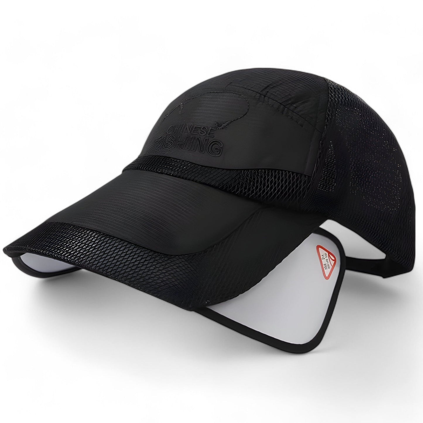 Trendy visor cap with UV protection for active days – SunSport Kim-Black-The Livary