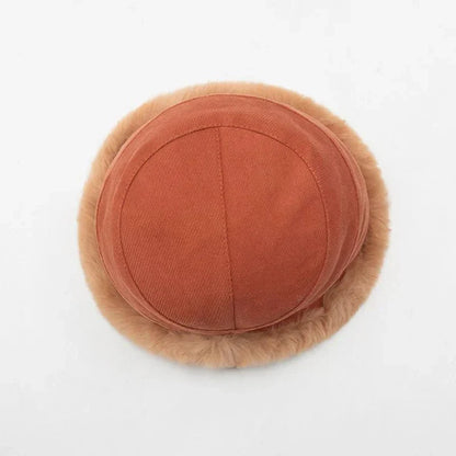 Trendy Women's Winter Hat - FrostChic-Khaki-Nora Luxe