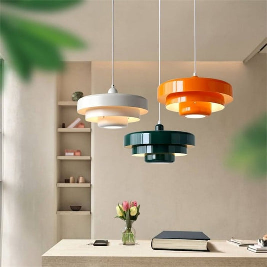 Stylish 3 Tier Glass Pendant Lamp - Pexav