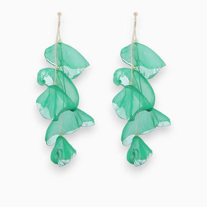 Tulip Treasure Earrings - Florina-Green-Nora Luxe