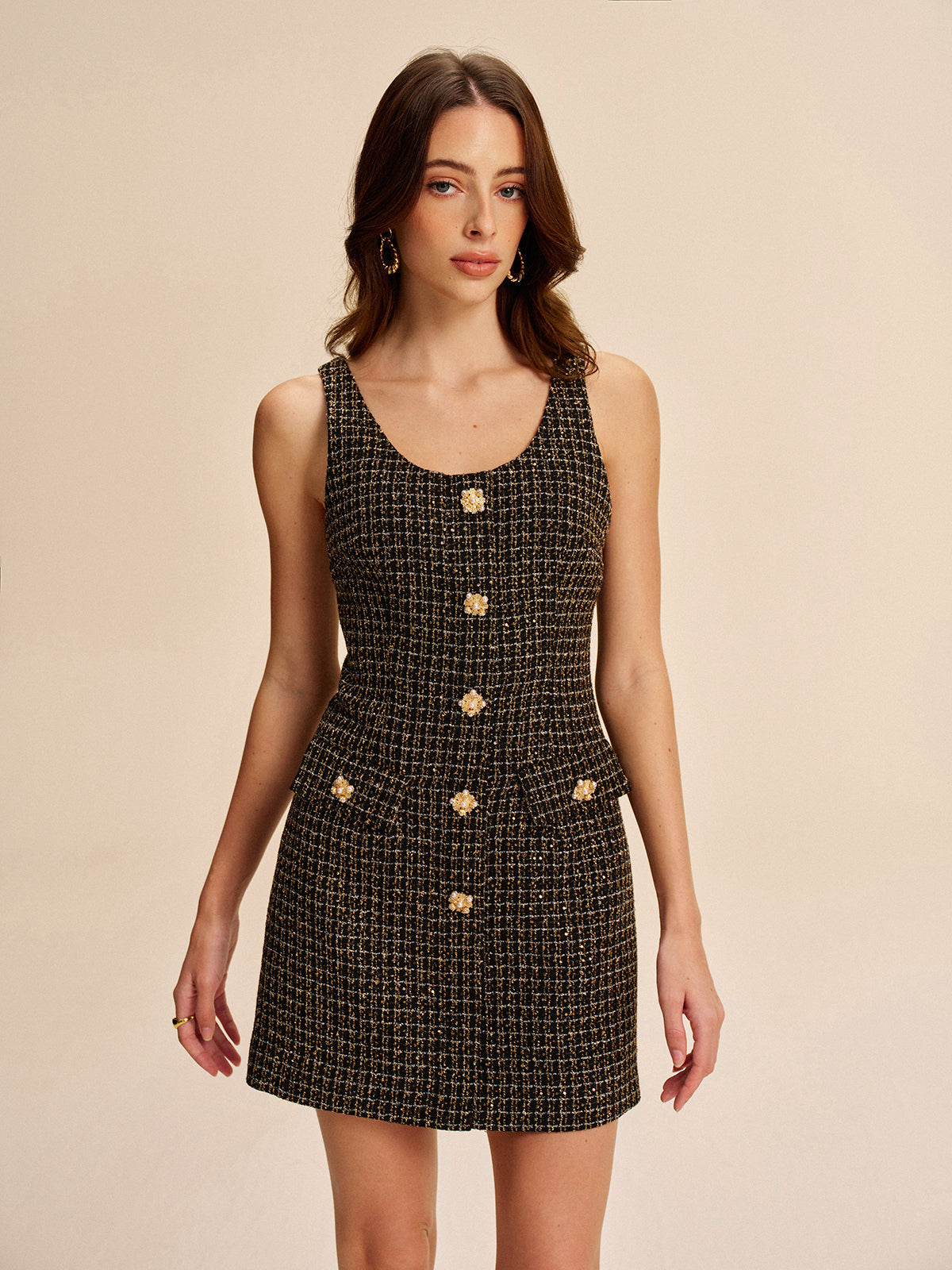 Classic Collarless Summer Dress