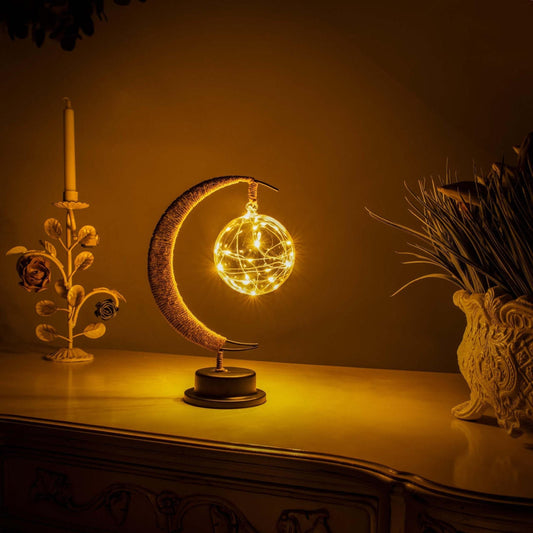 Soft Glow Round Table Lamp Modern Home Lighting - Pexav