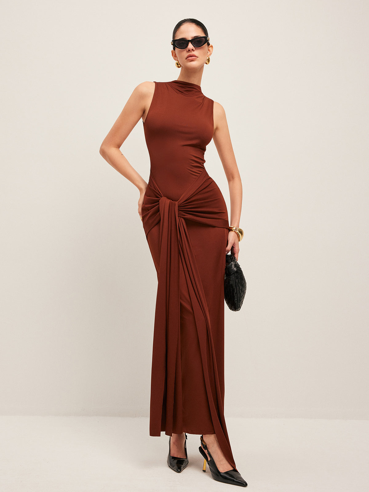 Chic Knit Tank Summer Dress - Pexav