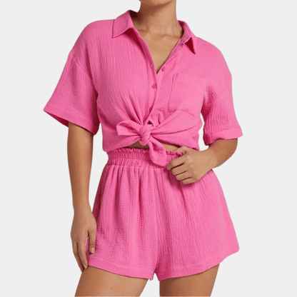 Women's Summer Shorts and Top Set - Pexav