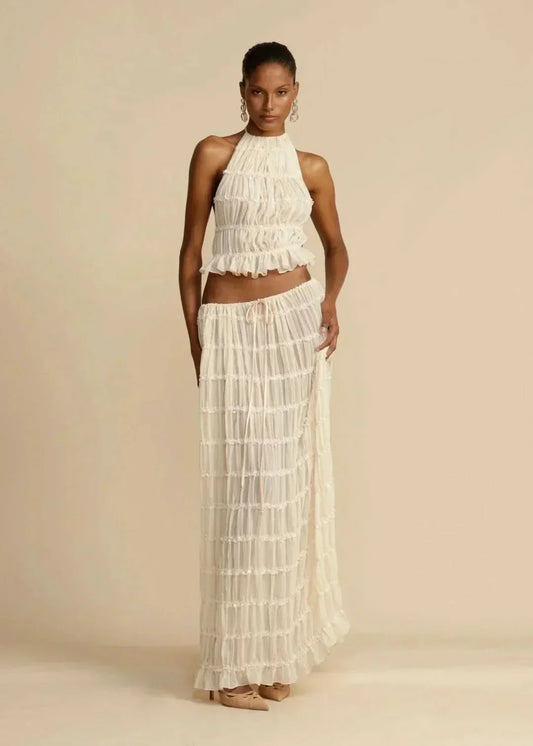 Boho Chic Women's Summer Dress Set - Pexav