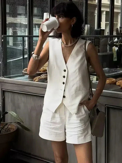 Classic 2 Piece Summer Dress Set - Pexav