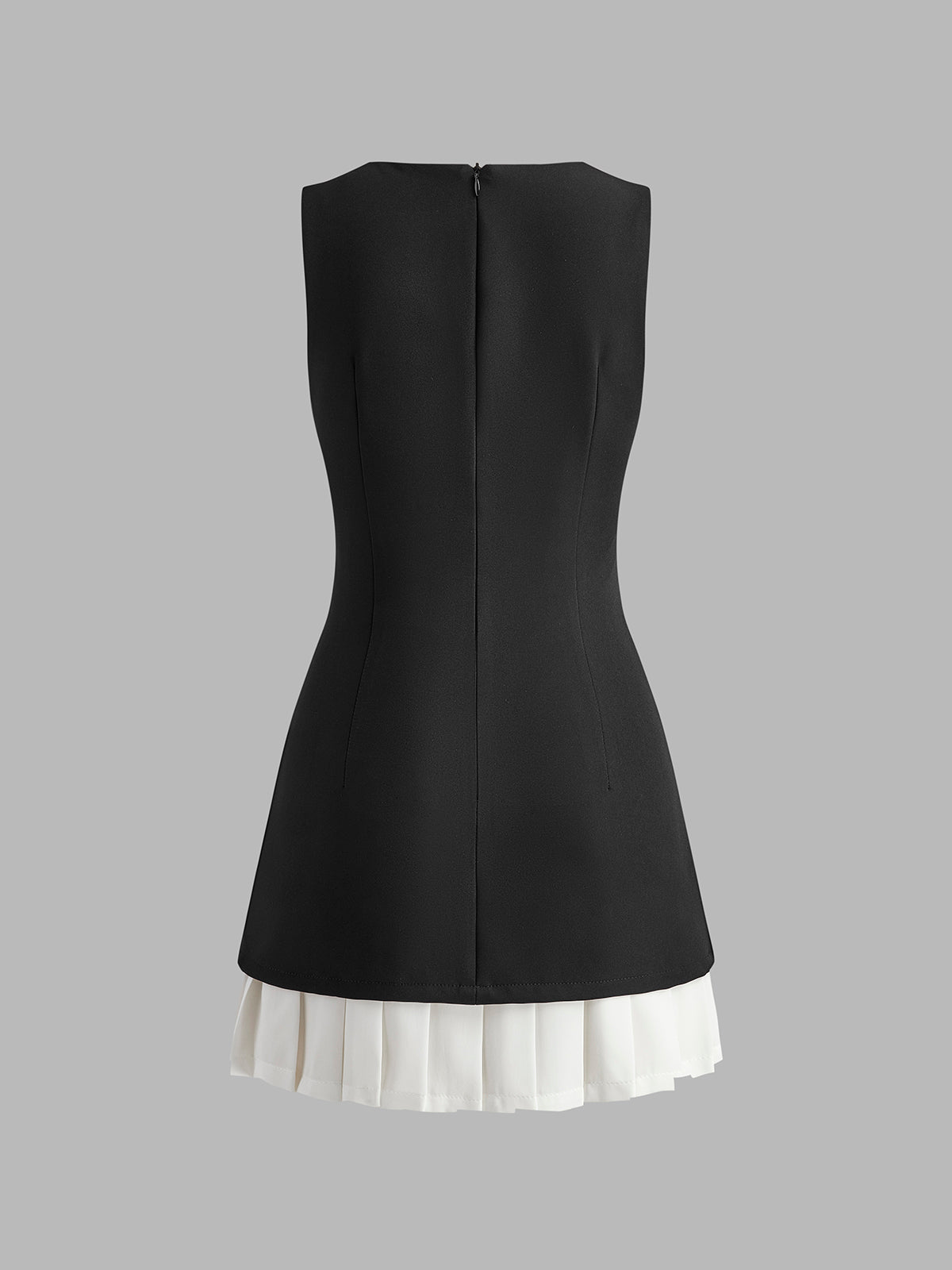 Colorblock Ruffled Mini Summer Dress