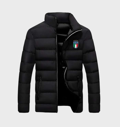 Ultralight Padded Men's Winter Jacket - Nico-Black-M-Nora Luxe
