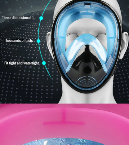 Clear Vision Scuba Diving Full Face Mask