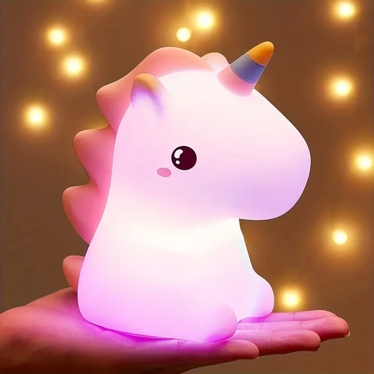 Colorful Bedroom Unicorn Lamp - Pexav
