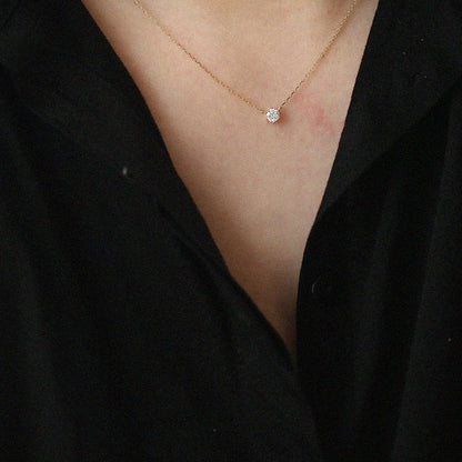 Unique Zircon Sparkling Necklace | Dazzling Collarbone Jewellery-Nora Luxe