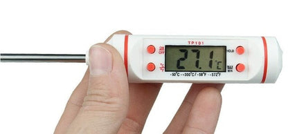 Universal Digital Food Thermometer - ThermoChef Pro-White-Nora Luxe