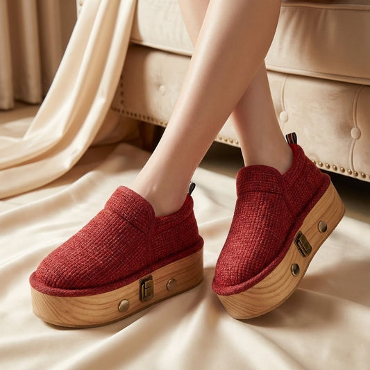 Warm Wooden Spa Boot Massager - Pexav