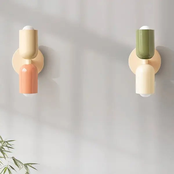 Glarefusion Double-ended Two-color Candle Wall Light