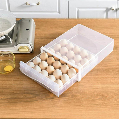 Clear Plastic Egg Holder Storage Box
