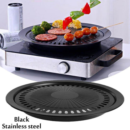 Compact Outdoor Non-Stick BBQ Grill Skillet