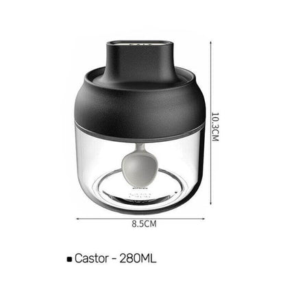 Compact Kitchen Spice Storage Jars