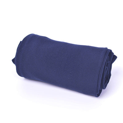 Velvet Dance Leotard for Children-Marine Blue-S-Nora Luxe