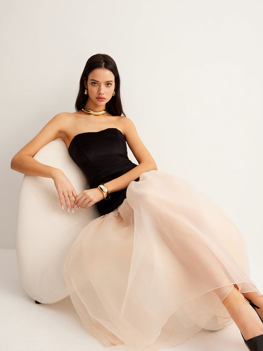 Soft Flowy Sleeveless Summer Dress - Pexav