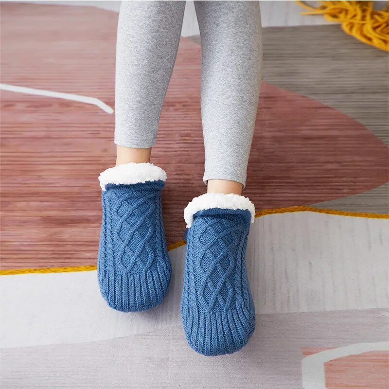 Verdict Cashmere Slippers - CozySteps-Blue-4.5 - 6.0-Nora Luxe