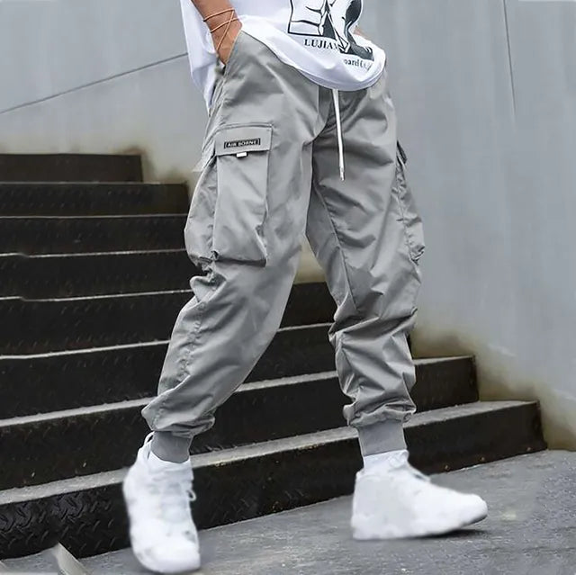 Versatile Cargo Trousers for Men - Jens-Gray-M-Nora Luxe