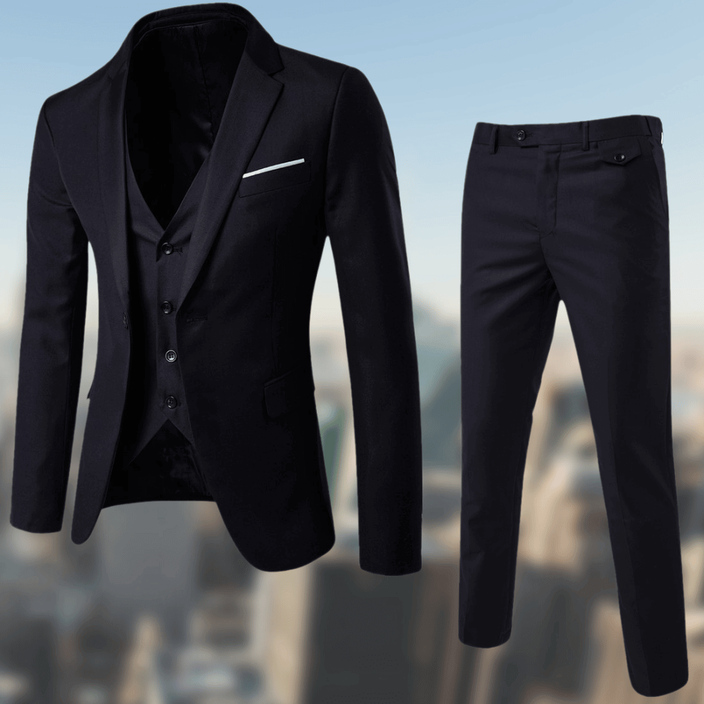 Classic Mens Formal Wear Suit - Pexav