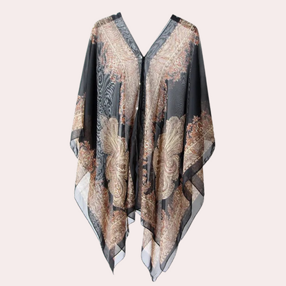Versatile Poncho Scarf for Women - Mira-Nora Luxe
