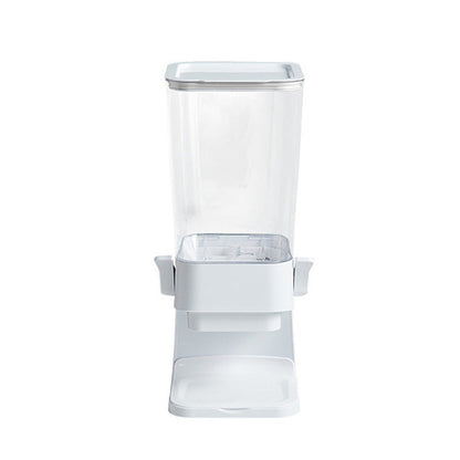 Vertical Grain Dispenser - CerealKeeper-White-Nora Luxe