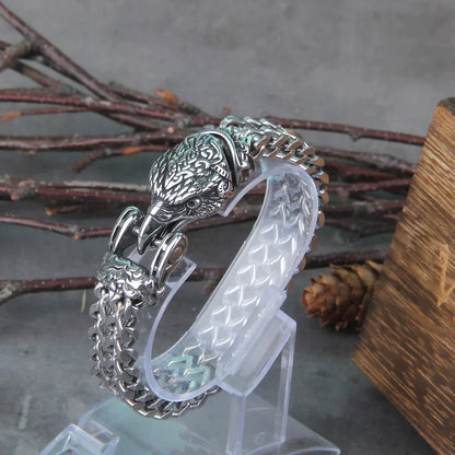 Viking Hunter Bracelet | Unique Nordic Design-Fenrir – The Wolf-Small 19cm-Nora Luxe