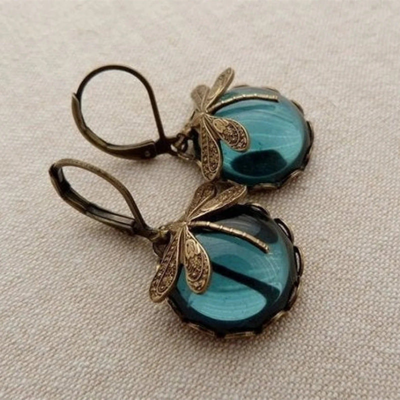 Colorful Butterfly Drop Earrings - Pexav