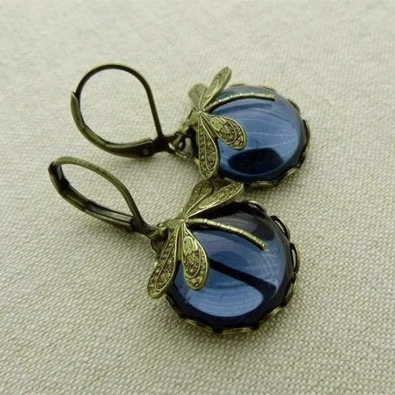 Vintage Butterfly Earrings - Aurora (Buy 1 Get 1 Free)-Gray Blue-Nora Luxe