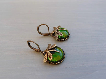 Vintage Butterfly Earrings - Aurora (Buy 1 Get 1 Free)-Green-Nora Luxe