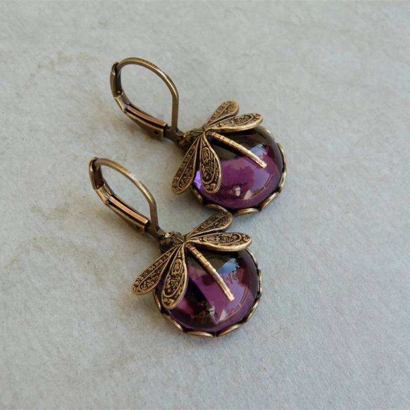 Vintage Butterfly Earrings - Aurora (Buy 1 Get 1 Free)-Moonstone-Nora Luxe