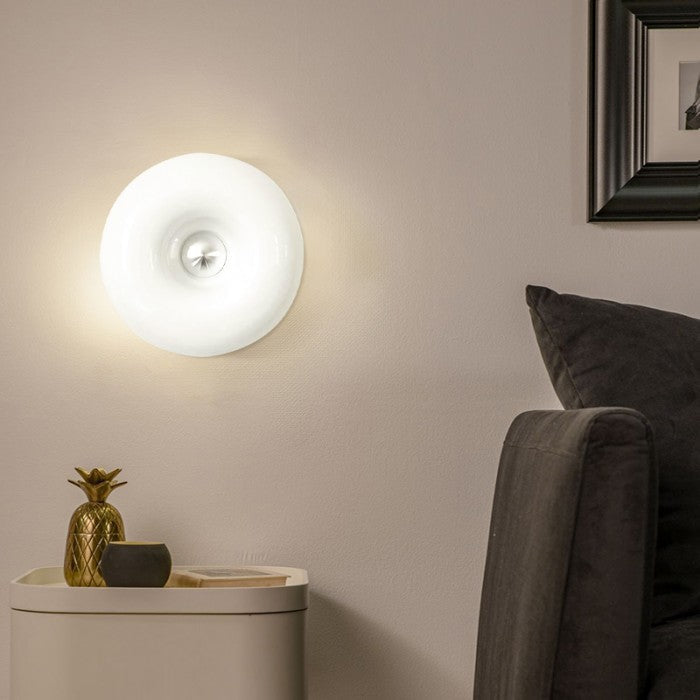 Orange Donut Wall Light with LED Touch Control