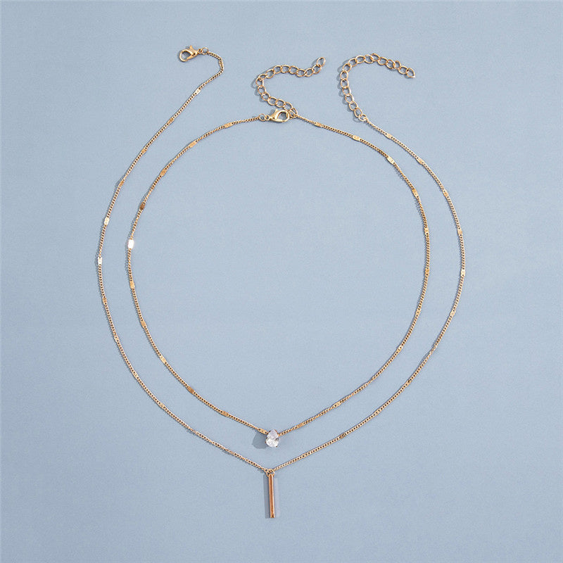 Vintage Gold Pendant Necklace Set | Sparkling Jewellery-Gold-Nora Luxe