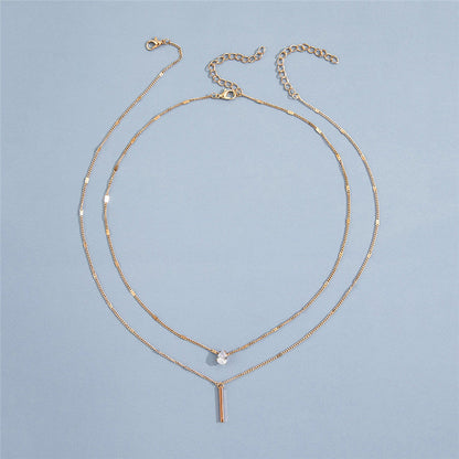 Vintage Gold Pendant Necklace Set | Sparkling Jewellery-Gold-Nora Luxe