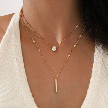 Classic Gold Chain Necklace Set - Pexav
