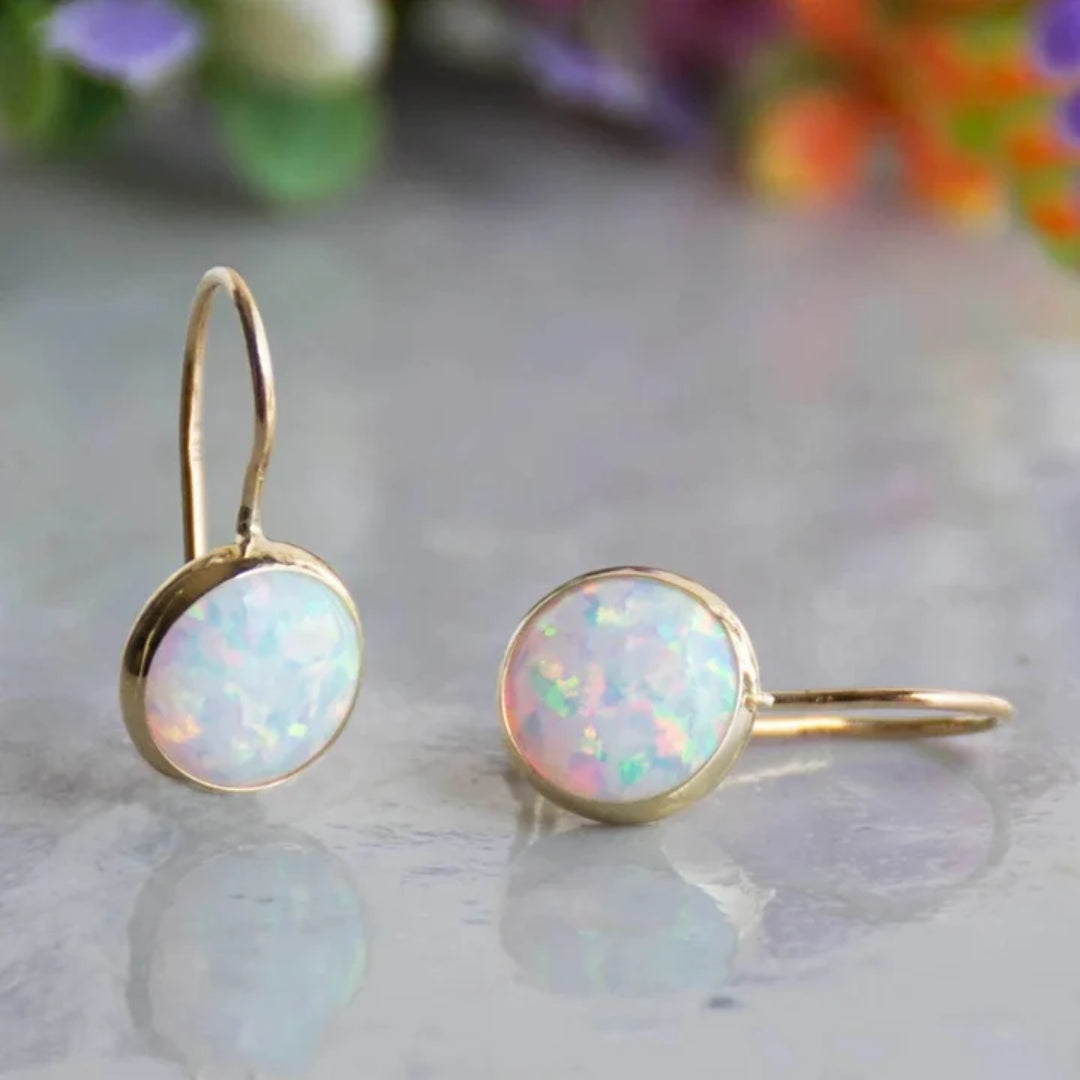 Classic Pearl Drop Gold Earrings - Pexav
