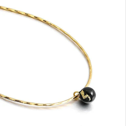 Vintage Golden Crack Necklace - Iris-Nora Luxe