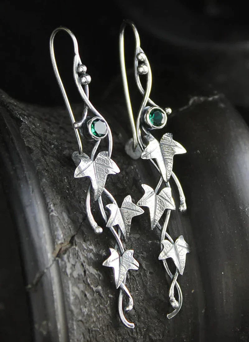 Classic Nature Inspired Drop Earrings - Pexav