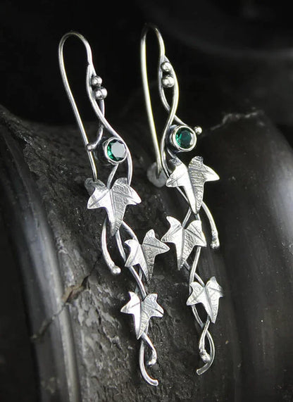Classic Nature Inspired Drop Earrings - Pexav